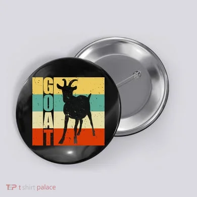 Retro Goat Button