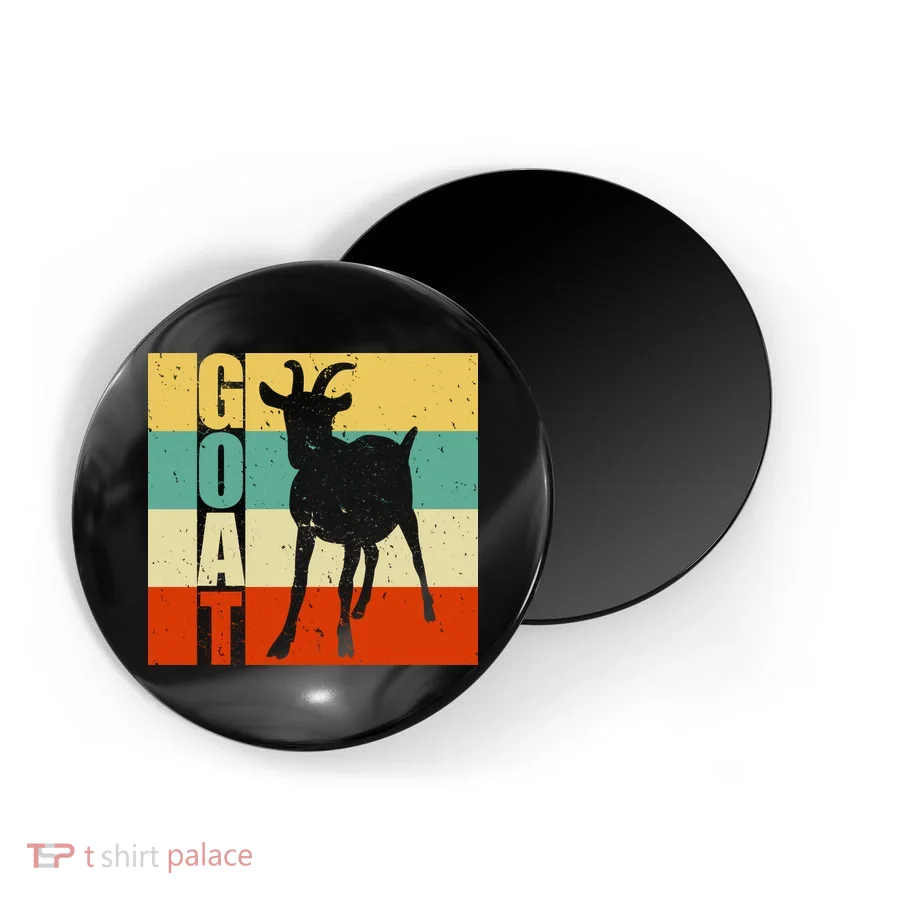 Retro Goat Magnet