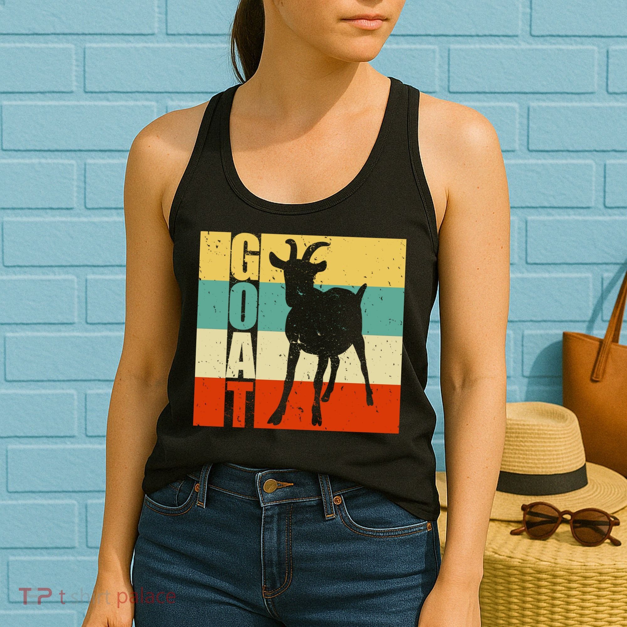 Retro Goat Women's Tank Top