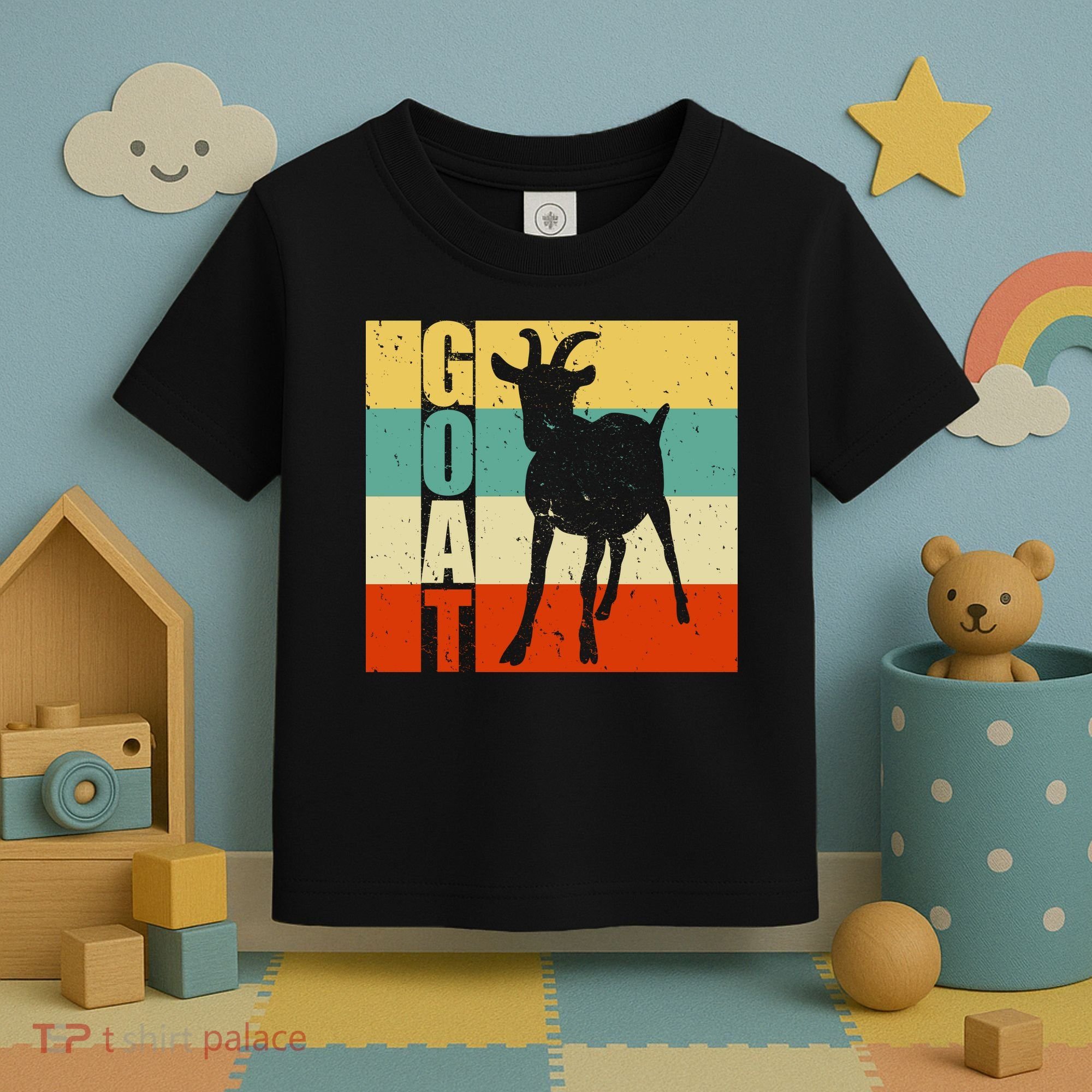 Retro Goat Toddler T-Shirt