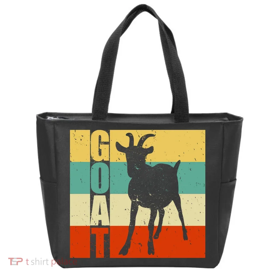 Retro Goat Tote Bag