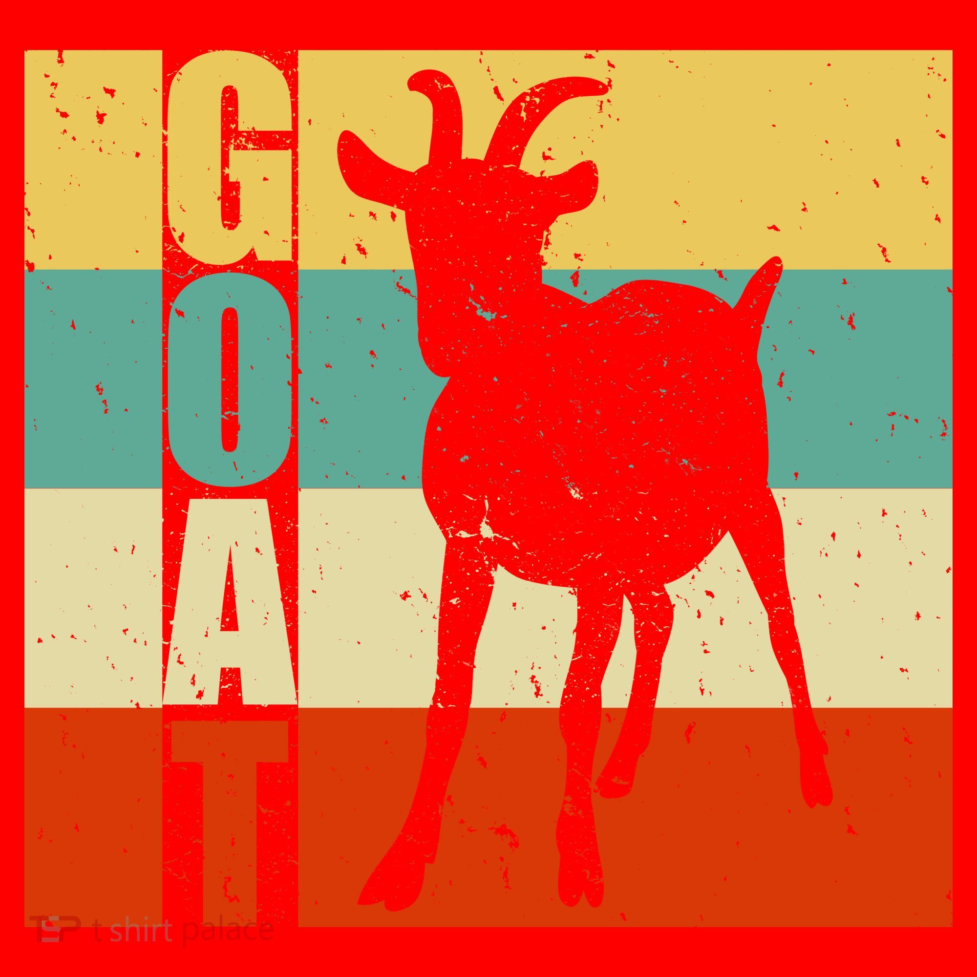 Retro Goat Santa Hat