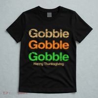Retro Gobble Funny Thanksgiving T-Shirt thumb 5