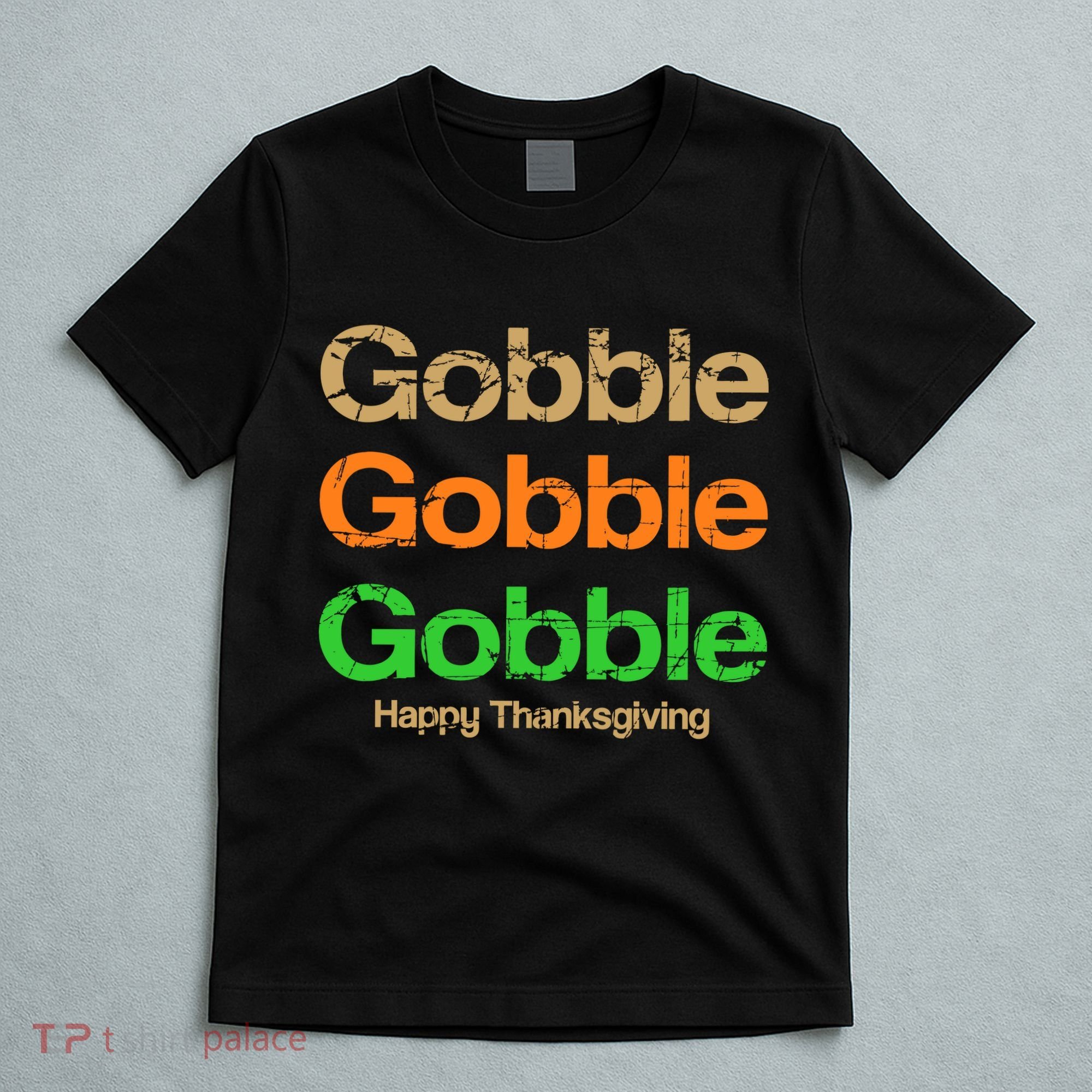 Retro Gobble Funny Thanksgiving T-Shirt