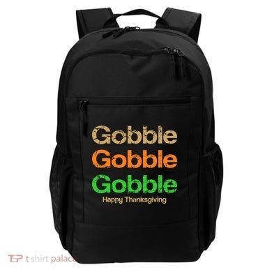Retro Gobble Funny Thanksgiving Backpack
