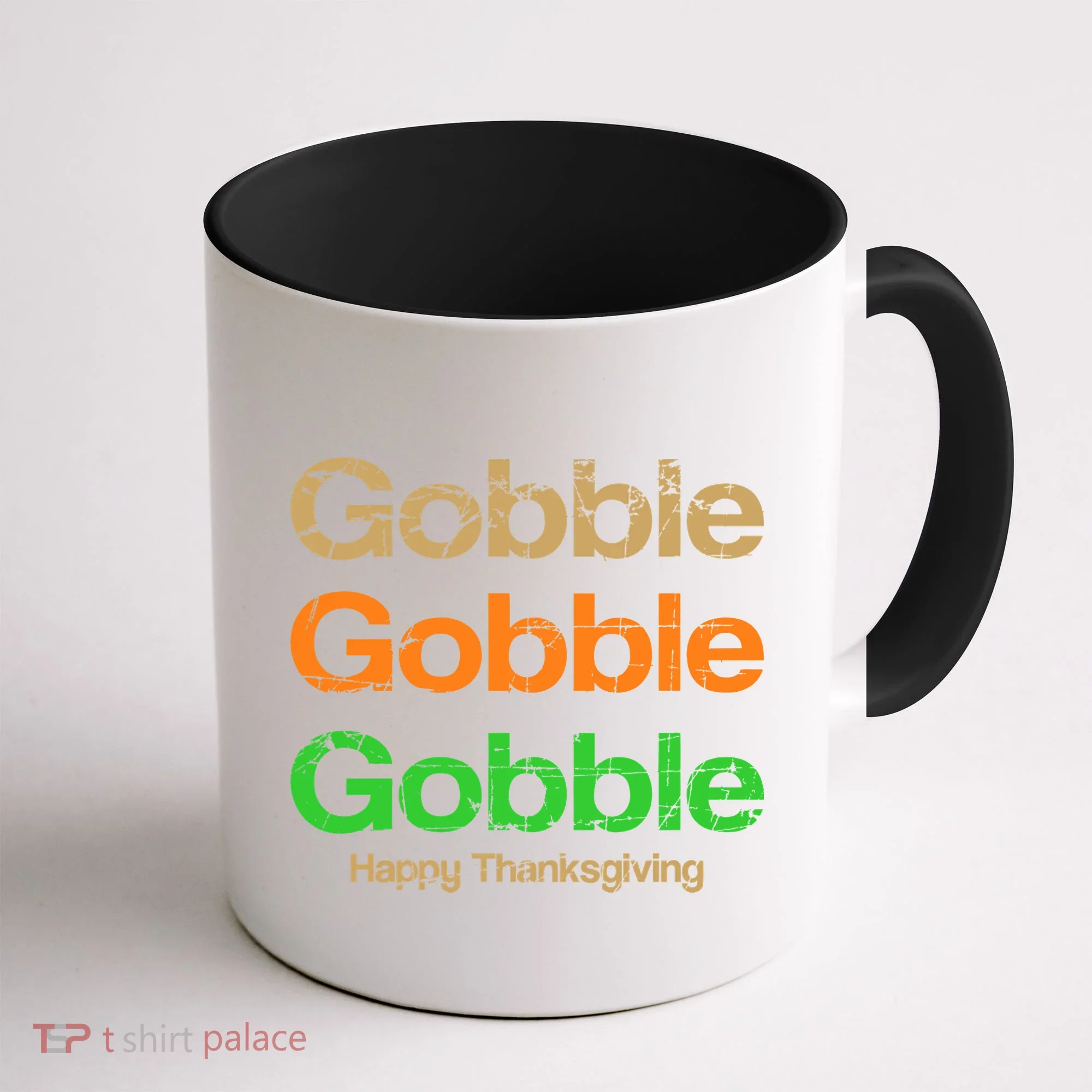 Retro Gobble Funny Thanksgiving Coffee Mug