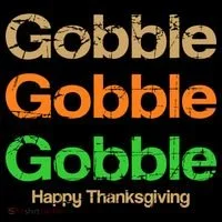 Retro Gobble Funny Thanksgiving Coffee Mug thumb 5