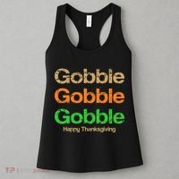 Retro Gobble Funny Thanksgiving Women's Tank Top thumb 3