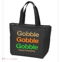 Retro Gobble Funny Thanksgiving Tote Bag thumb 3