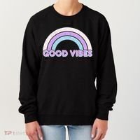 Retro Good Vibes Rainbow Women's Sweatshirt thumb 0