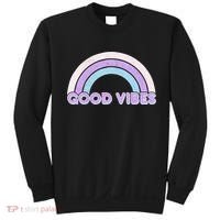 Retro Good Vibes Rainbow Sweatshirt thumb 0
