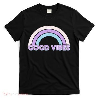 Retro Good Vibes Rainbow T-Shirt