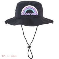 Retro Good Vibes Rainbow Bucket Hat thumb 0