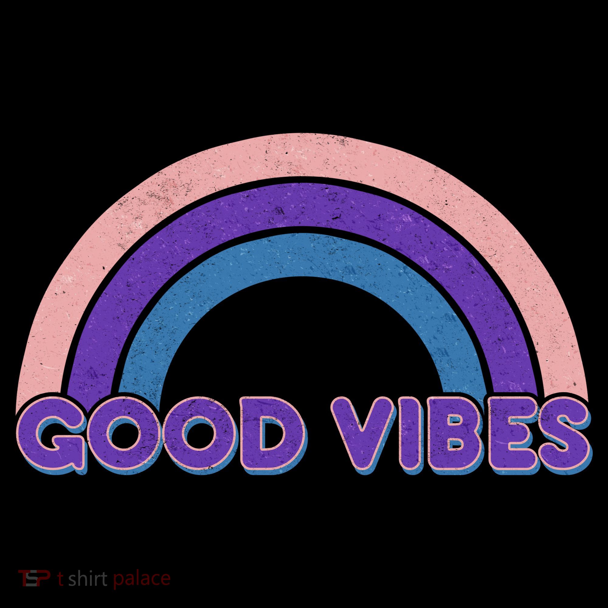 Retro Good Vibes Rainbow Coffee Mug