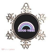 Retro Good Vibes Rainbow Ornament thumb 0