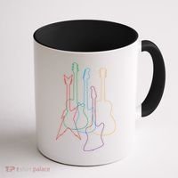 Retro Guitars Coffee Mug thumb 1