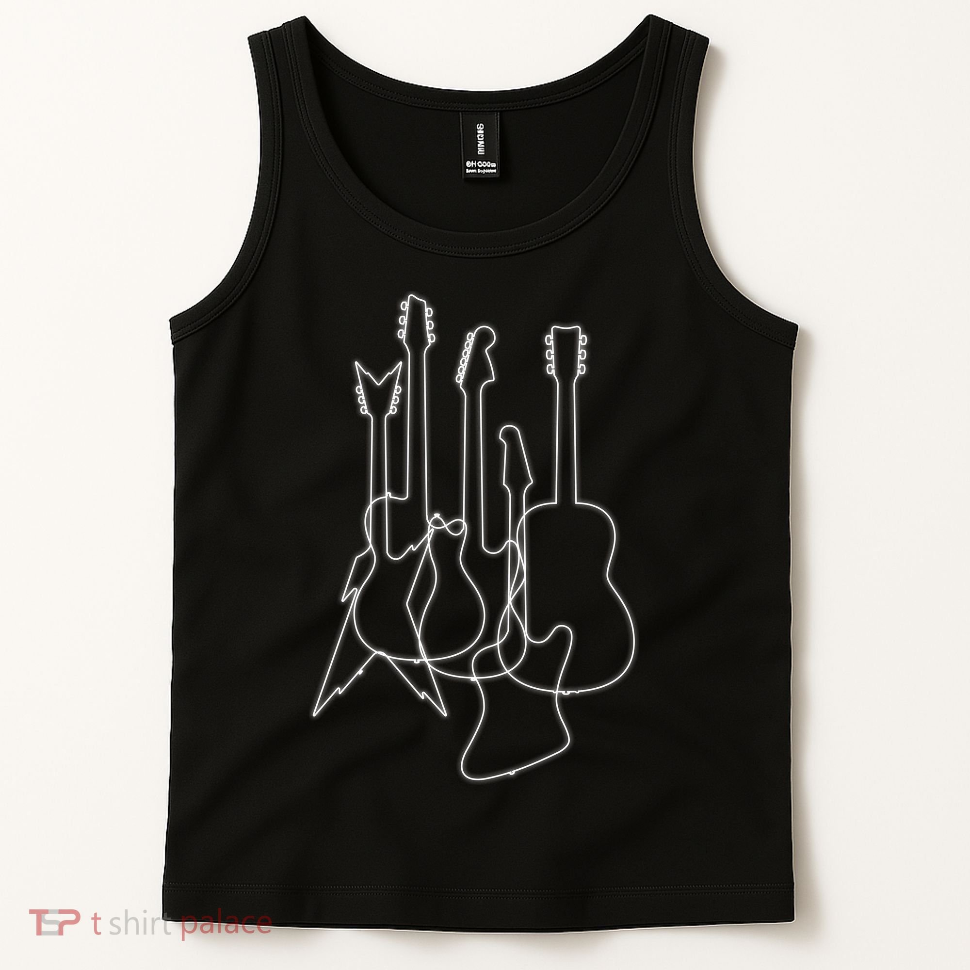 Retro Guitars Tank Top