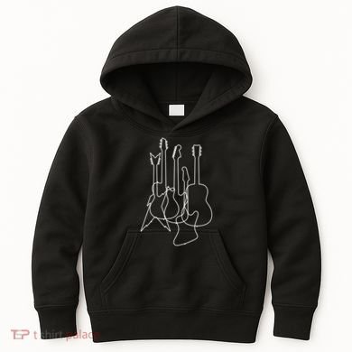 Retro Guitars Kids Hoodie