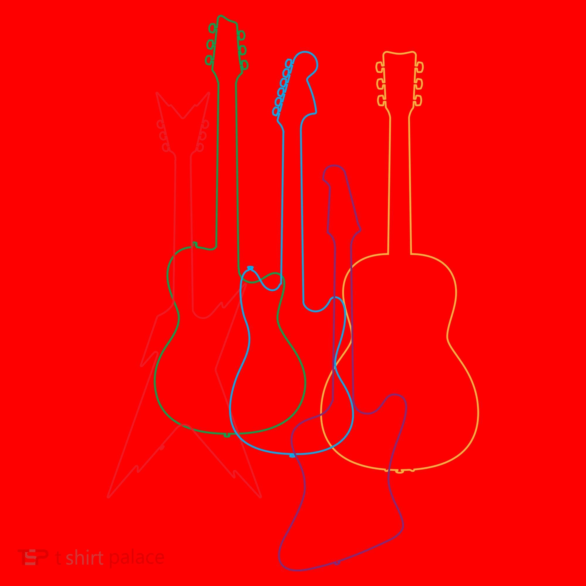Retro Guitars Santa Hat