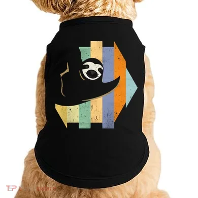 Retro Hanging Sloth Doggie Tank