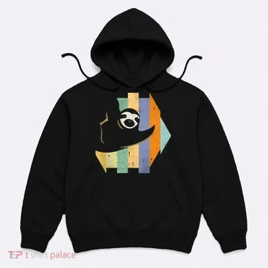 Retro Hanging Sloth Hoodie