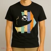 Retro Hanging Sloth T-Shirt thumb 3