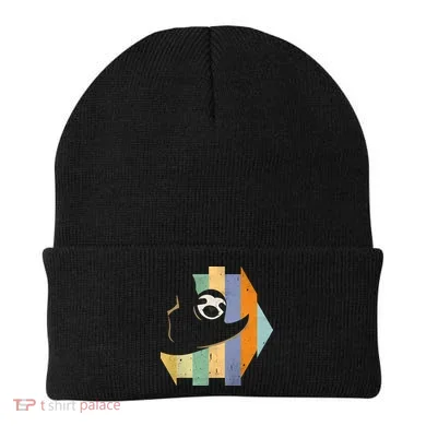 Retro Hanging Sloth Beanie