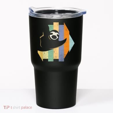Retro Hanging Sloth Tumbler