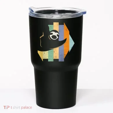 Retro Hanging Sloth Tumbler