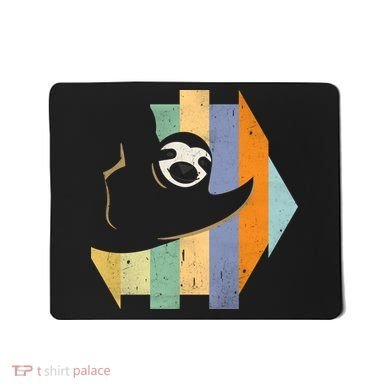 Retro Hanging Sloth Mousepad
