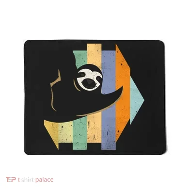Retro Hanging Sloth Mousepad