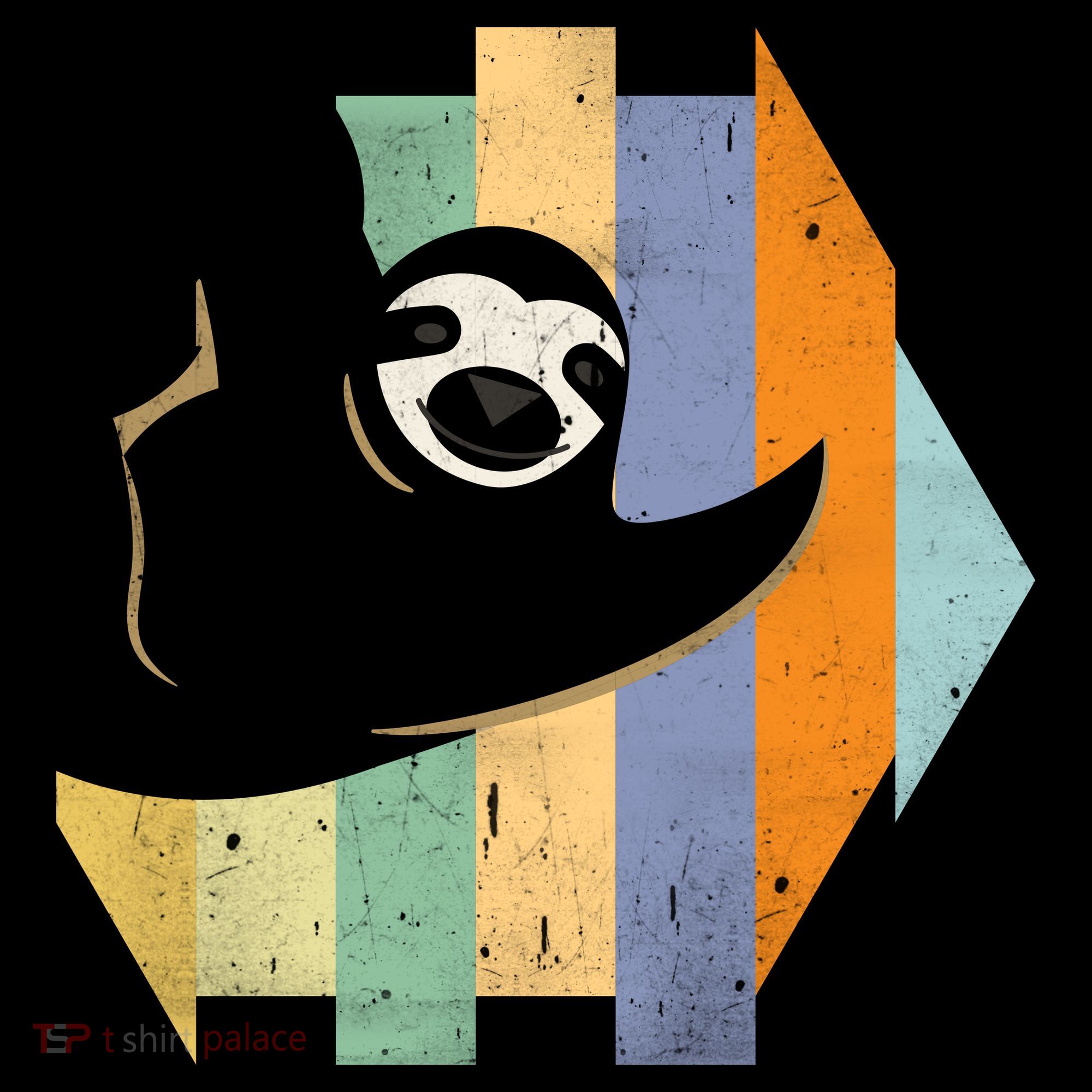 Retro Hanging Sloth Mousepad
