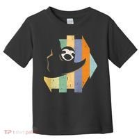 Retro Hanging Sloth Toddler T-Shirt thumb 0