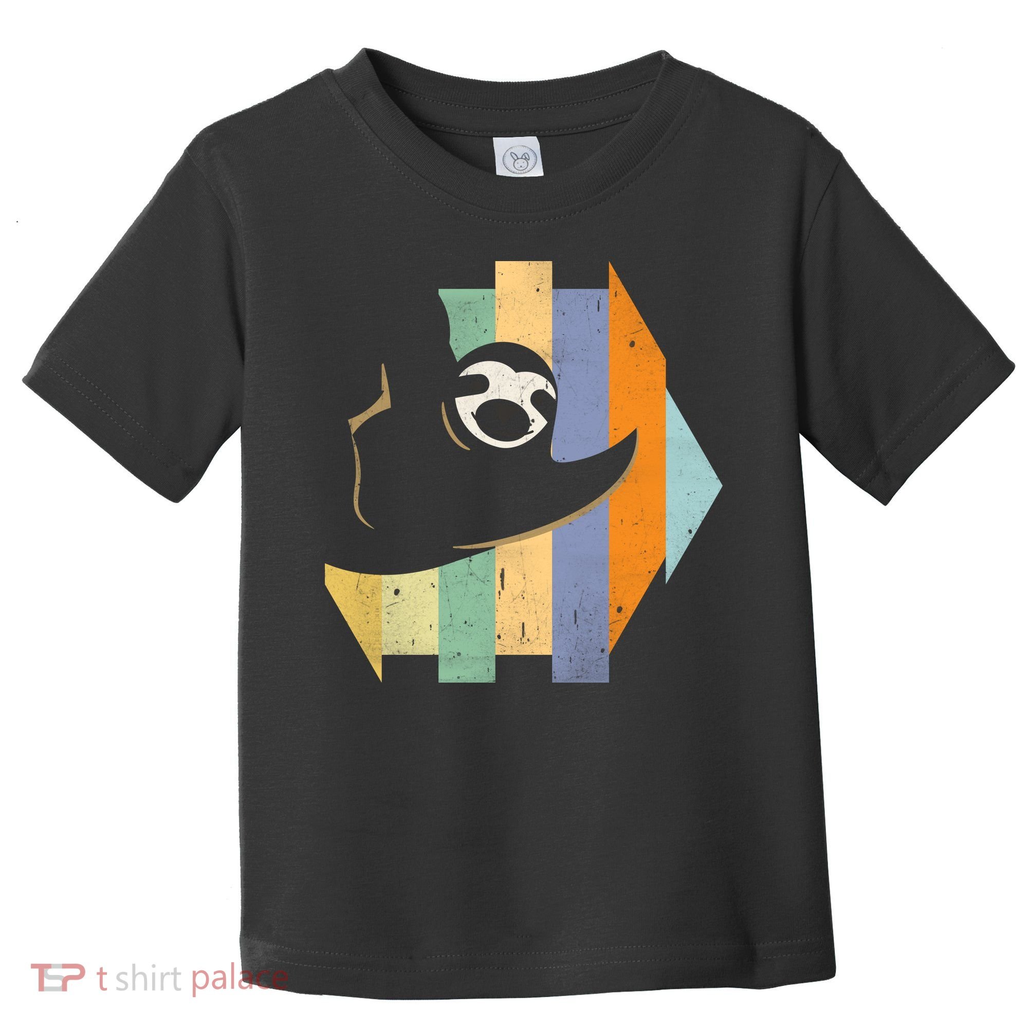 Retro Hanging Sloth Toddler T-Shirt