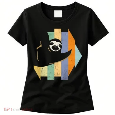 Retro Hanging Sloth Women's T-Shirt