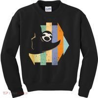 Retro Hanging Sloth Kids Sweatshirt thumb 0