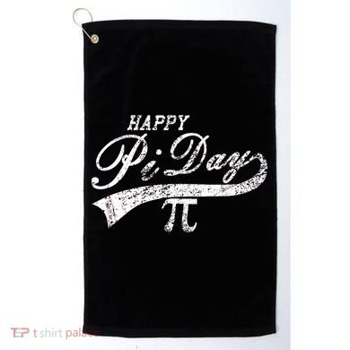 Retro Happy Pi Day 3.14 March 14th Math Geek Golf Towel
