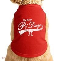 Retro Happy Pi Day 3.14 March 14th Math Geek Doggie Tank thumb 0
