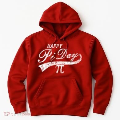 Retro Happy Pi Day 3.14 March 14th Math Geek Hoodie