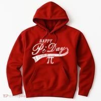 Retro Happy Pi Day 3.14 March 14th Math Geek Hoodie thumb 0