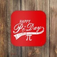 Retro Happy Pi Day 3.14 March 14th Math Geek Coaster thumb 0