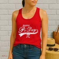 Retro Happy Pi Day 3.14 March 14th Math Geek Women's Tank Top thumb 2