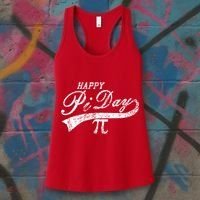 Retro Happy Pi Day 3.14 March 14th Math Geek Women's Tank Top thumb 3