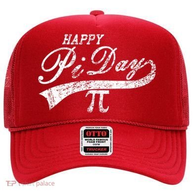 Retro Happy Pi Day 3.14 March 14th Math Geek Hat