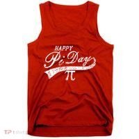 Retro Happy Pi Day 3.14 March 14th Math Geek Tank Top thumb 0