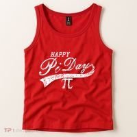 Retro Happy Pi Day 3.14 March 14th Math Geek Tank Top thumb 2