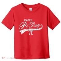 Retro Happy Pi Day 3.14 March 14th Math Geek Toddler T-Shirt thumb 0