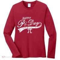 Retro Happy Pi Day 3.14 March 14th Math Geek Women's Long Sleeve Shirt thumb 0