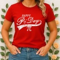 Retro Happy Pi Day 3.14 March 14th Math Geek Women's T-Shirt thumb 2
