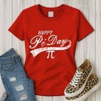 Retro Happy Pi Day 3.14 March 14th Math Geek Women's T-Shirt thumb 3